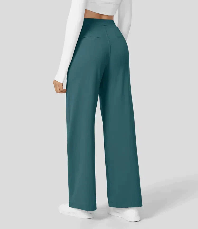 Palazzo Hose für Damen - Elegant Hohe Taillen Marlenehose