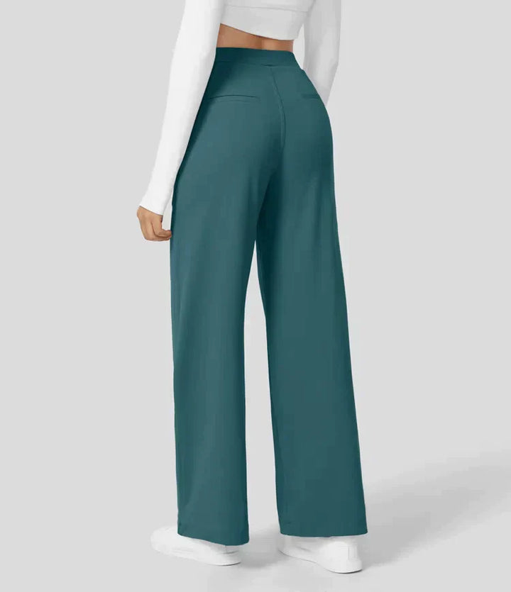Palazzo Hose für Damen - Elegant Hohe Taillen Marlenehose