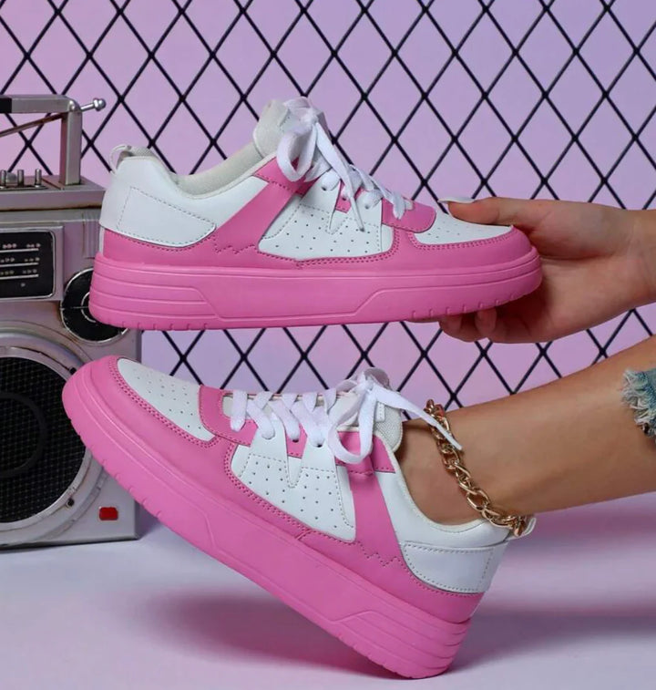 Air Sneaker für Damen - Trendige Bequeme Sommerschuhe mit hohen Sohlen