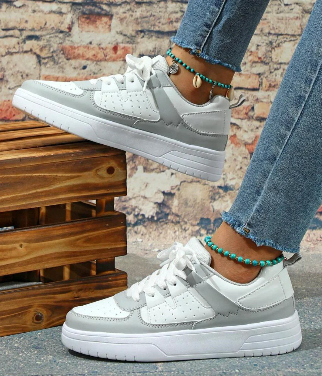 Air Sneaker für Damen - Trendige Bequeme Sommerschuhe mit hohen Sohlen