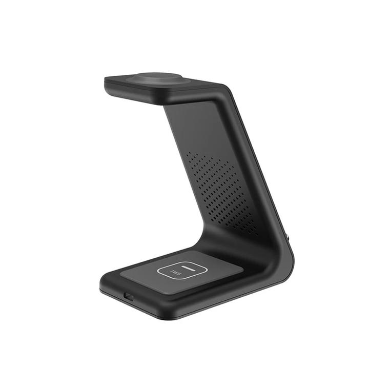 Kabelloses Ladegerät 3-in-1 iPhone Samsung - Drahtlose Ladestation Handy Uhr Kopfhörer Herbst