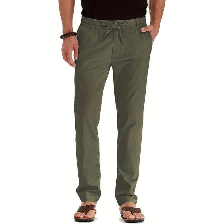 Sommerhose für Herren - Stilvolle leichte Hose im Leinen-Look
