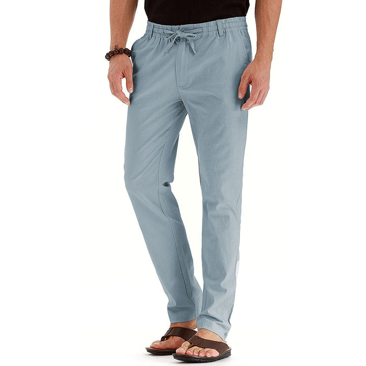 Sommerhose für Herren - Stilvolle leichte Hose im Leinen-Look