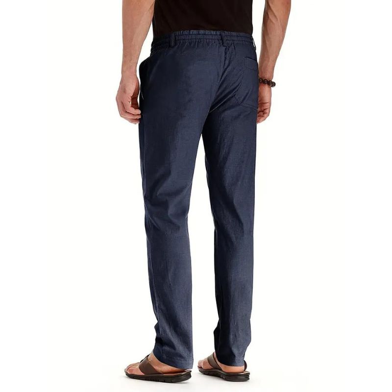 Sommerhose für Herren - Stilvolle leichte Hose im Leinen-Look