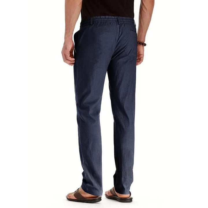 Sommerhose für Herren - Stilvolle leichte Hose im Leinen-Look