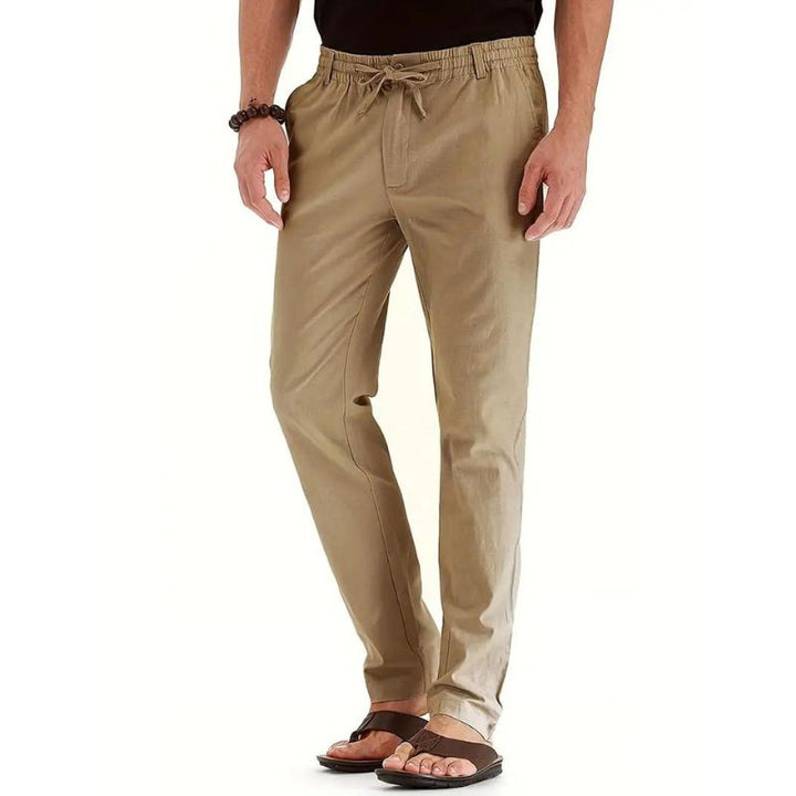 Sommerhose für Herren - Stilvolle leichte Hose im Leinen-Look