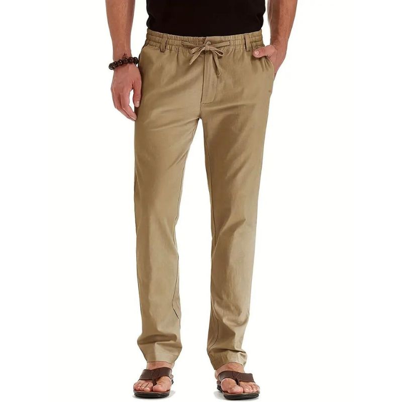 Sommerhose für Herren - Stilvolle leichte Hose im Leinen-Look