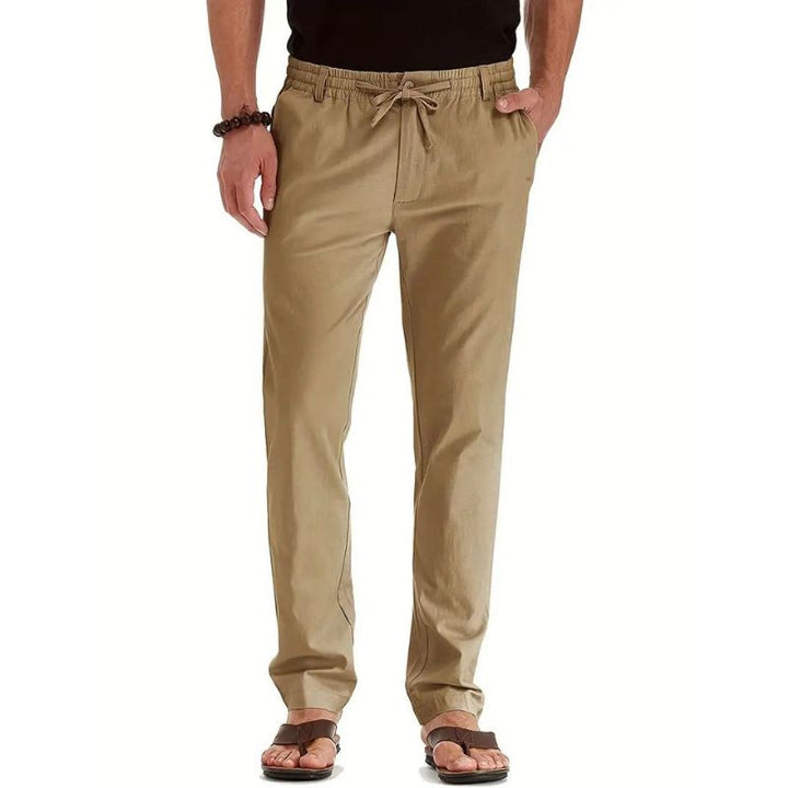 Sommerhose für Herren - Stilvolle leichte Hose im Leinen-Look