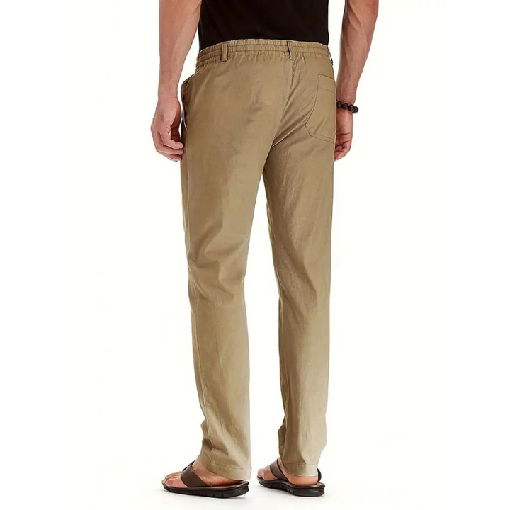 Sommerhose für Herren - Stilvolle leichte Hose im Leinen-Look