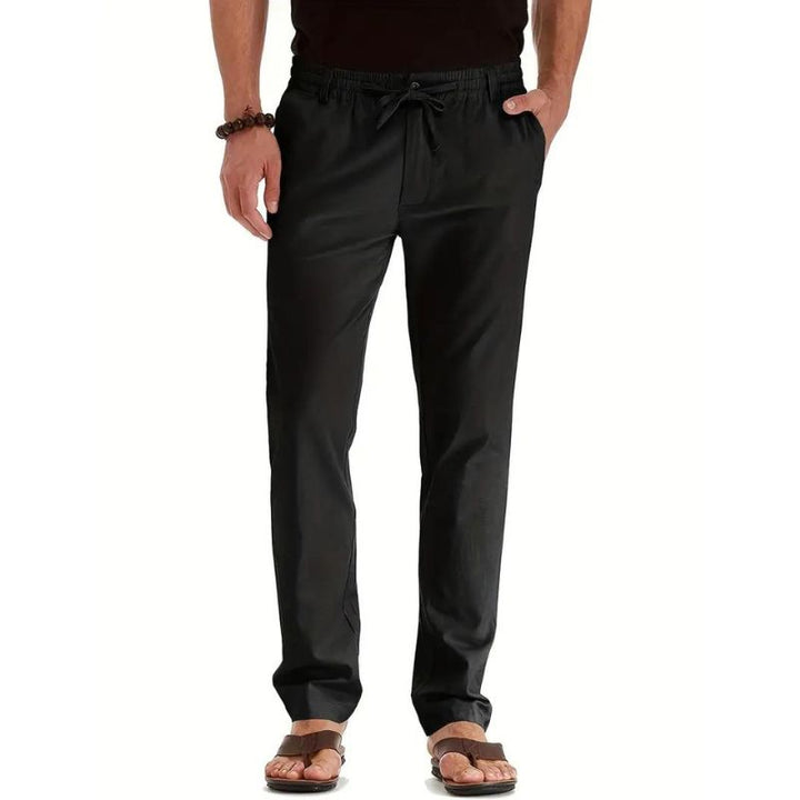 Sommerhose für Herren - Stilvolle leichte Hose im Leinen-Look