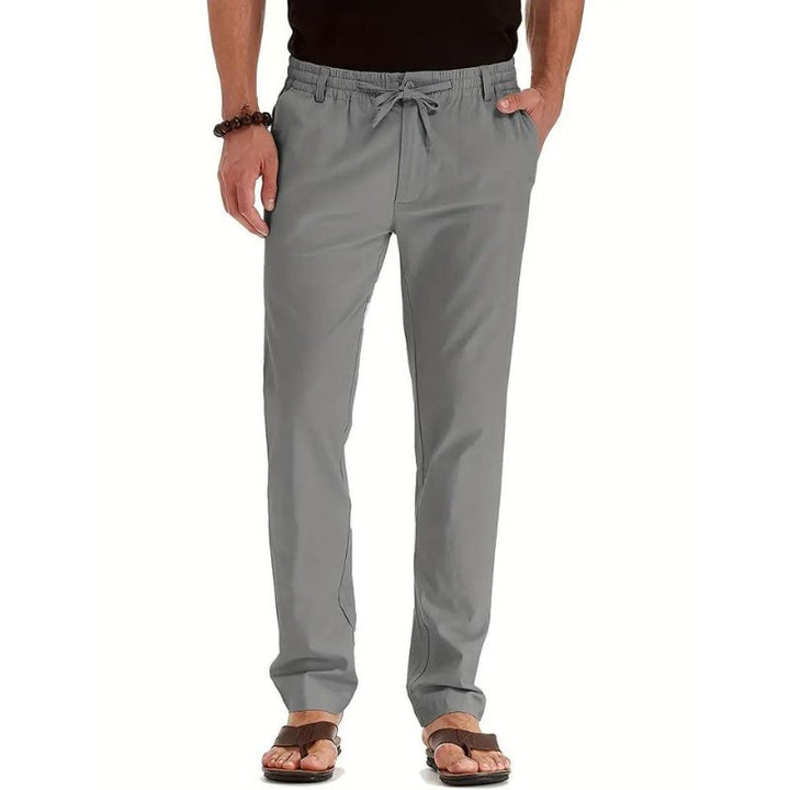 Sommerhose für Herren - Stilvolle leichte Hose im Leinen-Look