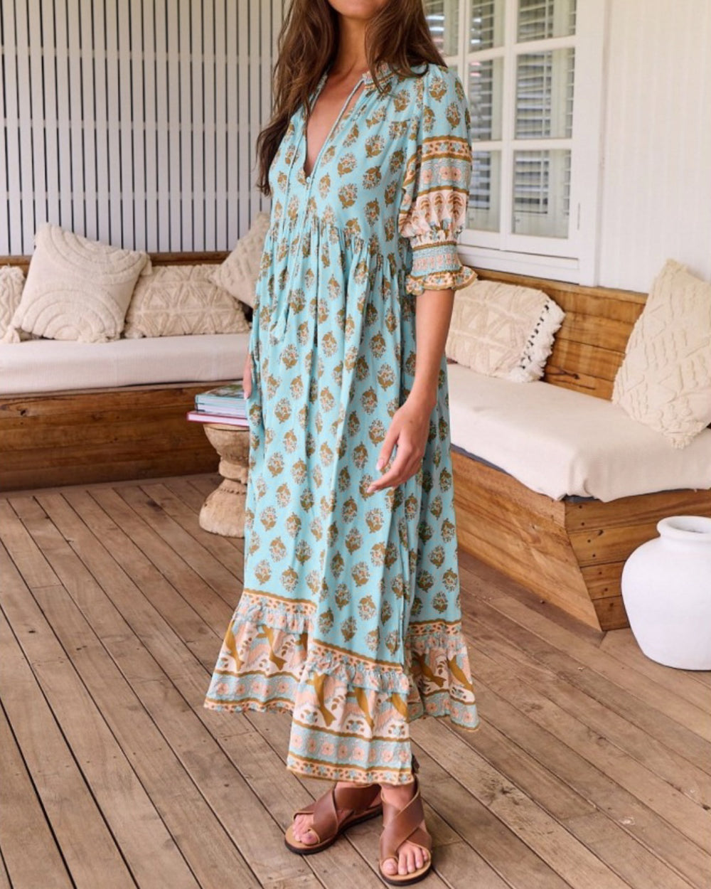 Boho Kleid Luftiges