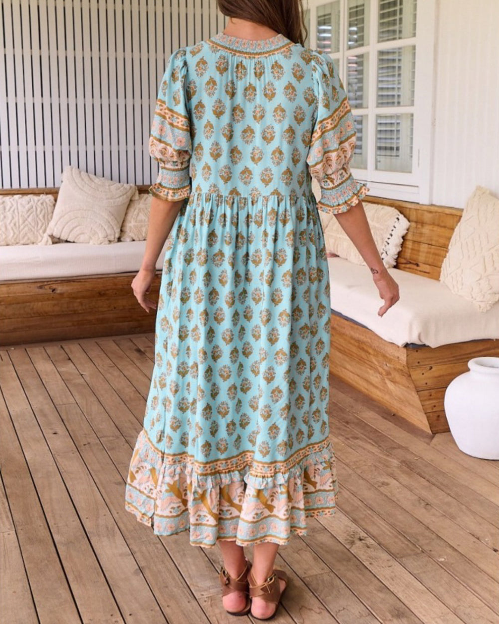 Boho Kleid Luftiges