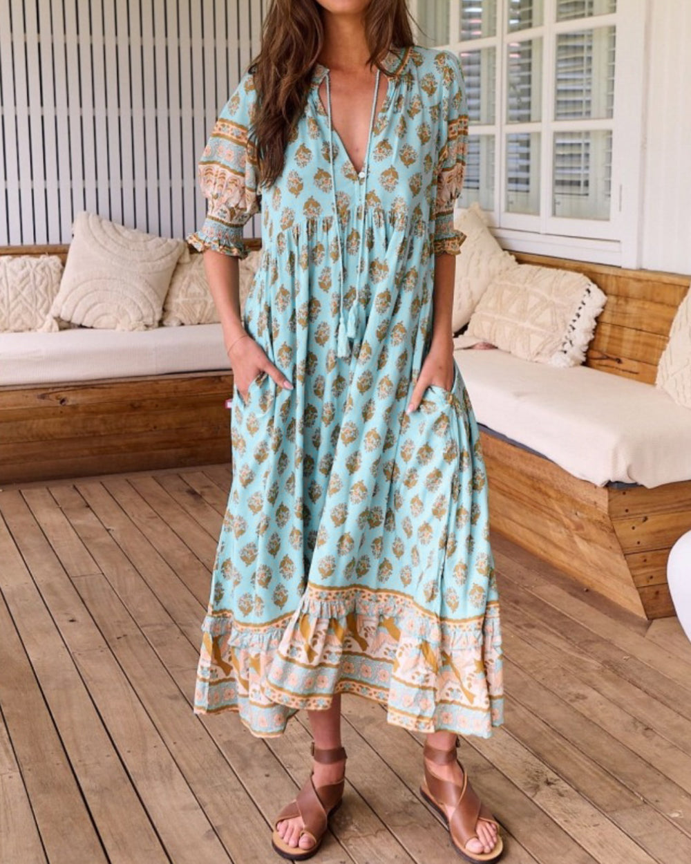 Boho Kleid Luftiges