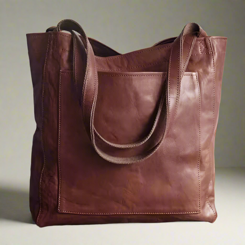Braune Shopper Handtasche