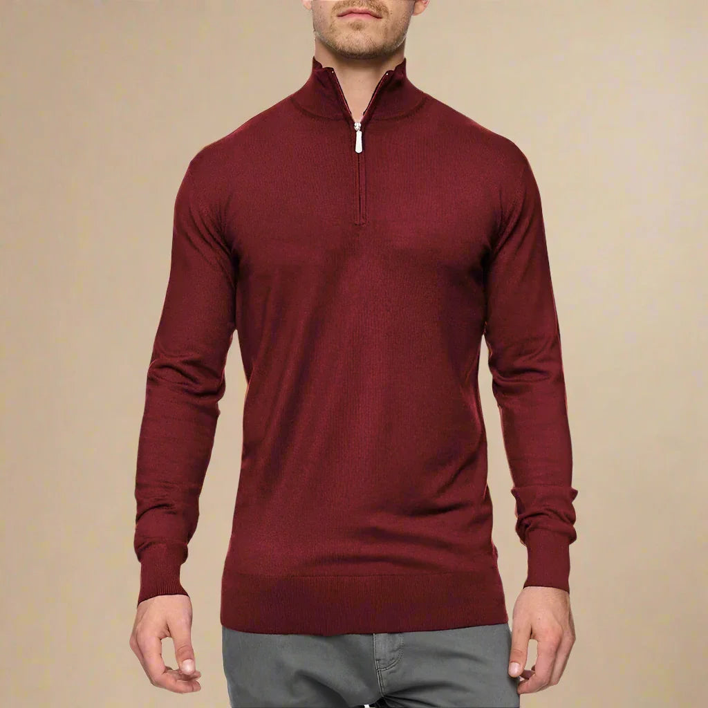 Troyer für den Herbst - Stilvolle zip Pullover für Herren