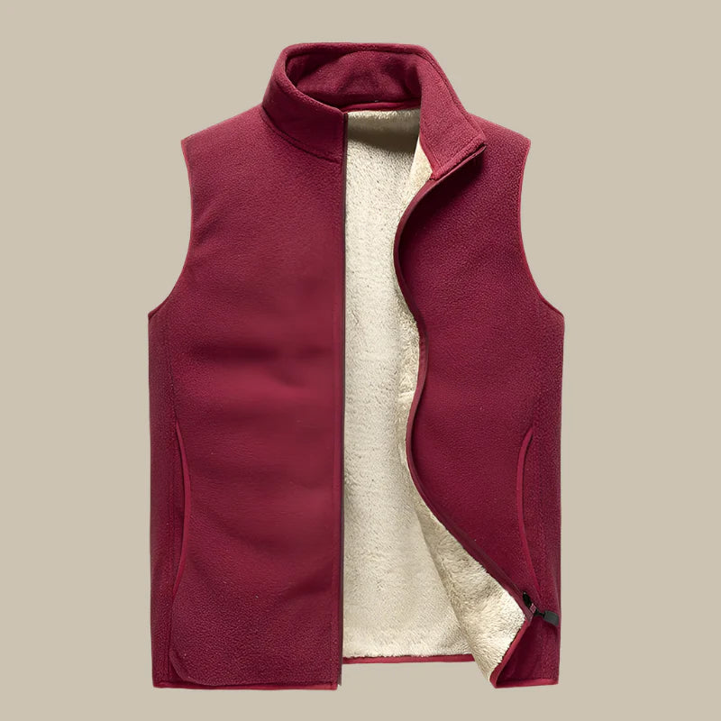 Weste für Kalte Tage - Business Casual Polarfleece Gilet für Herren