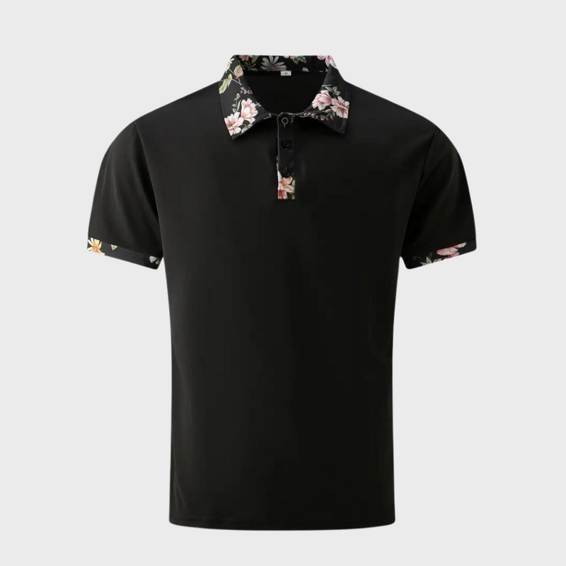 ETO Poloshirt | Lässiges Poloshirt mit tropischem Print für Herren