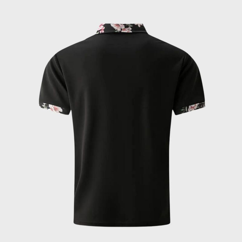 ETO Poloshirt | Lässiges Poloshirt mit tropischem Print für Herren