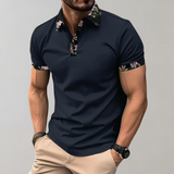 ETO Poloshirt | Lässiges Poloshirt mit tropischem Print für Herren