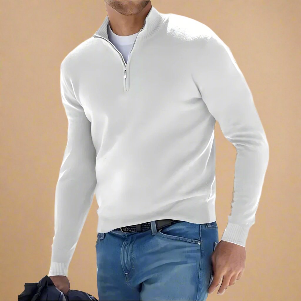 Troyer für den Herbst - Stilvolle Half Zip Pullover für Herren