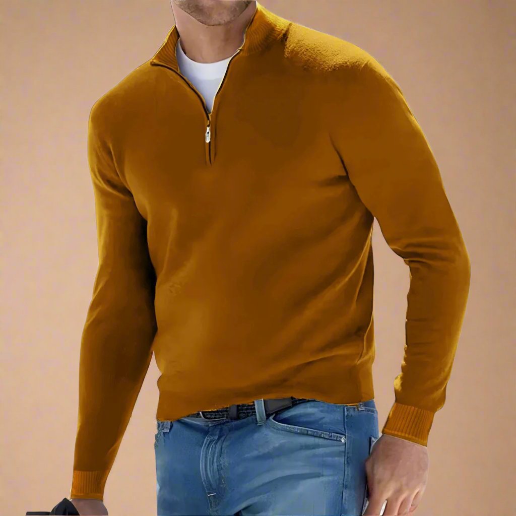 Troyer für den Herbst - Stilvolle Half Zip Pullover für Herren