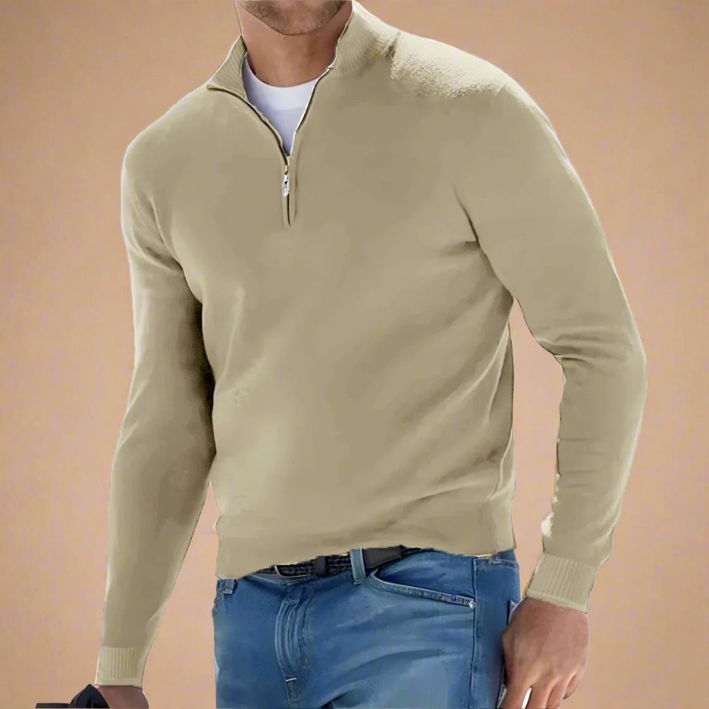 Troyer für den Herbst - Stilvolle Half Zip Pullover für Herren