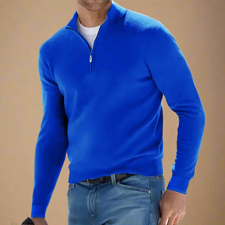 Troyer für den Herbst - Stilvolle Half Zip Pullover für Herren