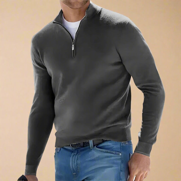 Troyer für den Herbst - Stilvolle Half Zip Pullover für Herren