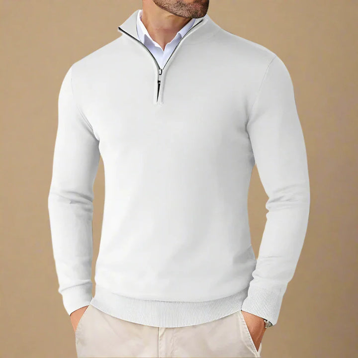 Troyer für den Herbst - Business Casual Half Zip Pullover für Herren