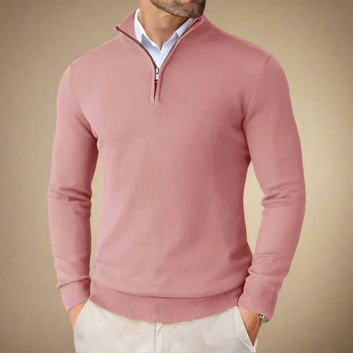 Troyer für den Herbst - Business Casual Half Zip Pullover für Herren