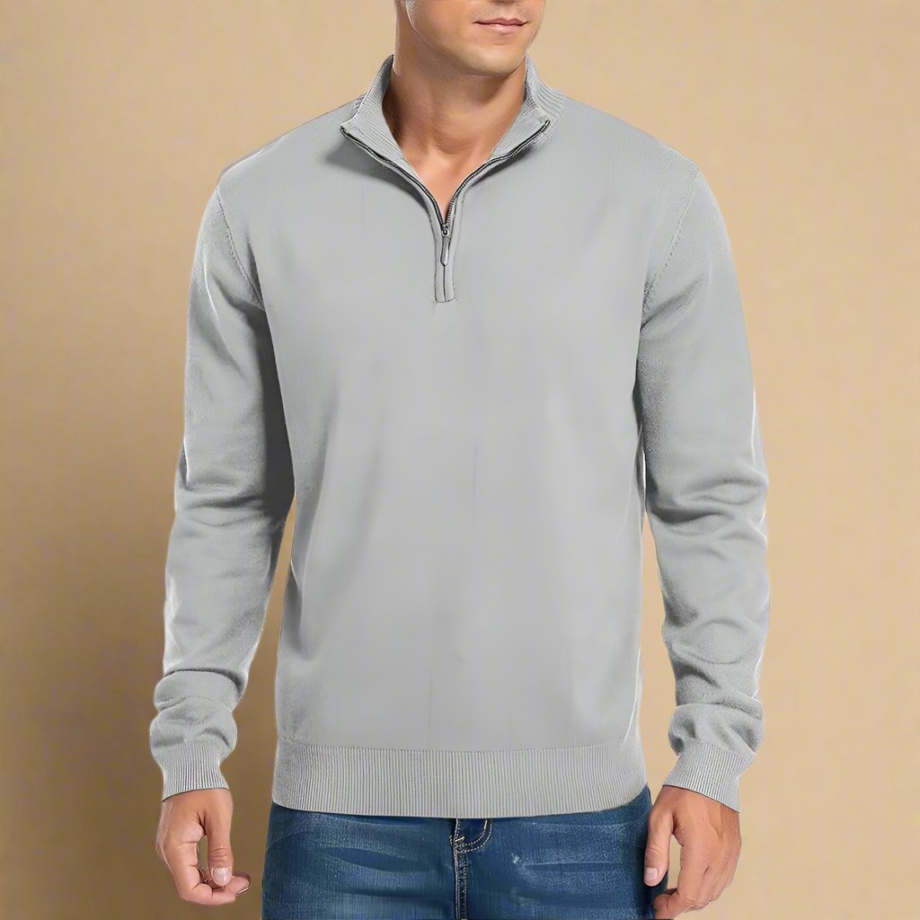 Troyer für kalte Tage - Warme Half Zip Pullover für Herren