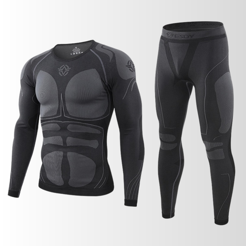 Thermische Funktionsunterwäsche für Herren - Thermo Set für Kalte Tage