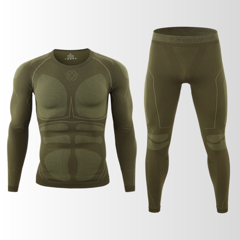 Thermische Funktionsunterwäsche für Herren - Thermo Set für Kalte Tage