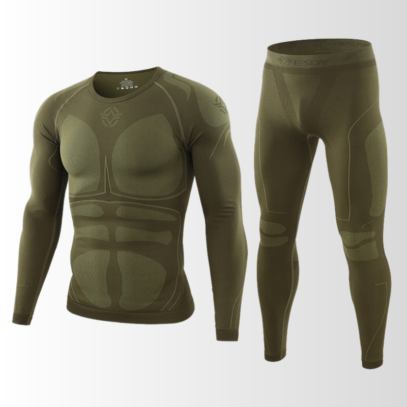 Thermische Funktionsunterwäsche für Herren - Thermo Set für Kalte Tage