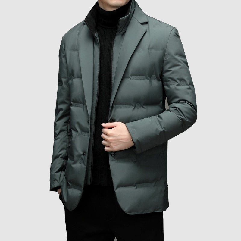 Dauenenjacke für den Herbst - Business Casual Parka Jacke für Herren