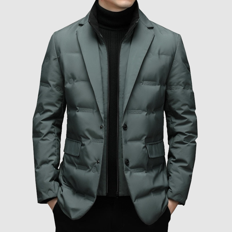 Dauenenjacke für den Herbst - Business Casual Parka Jacke für Herren
