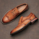 Derbies Nette Oxford Leer