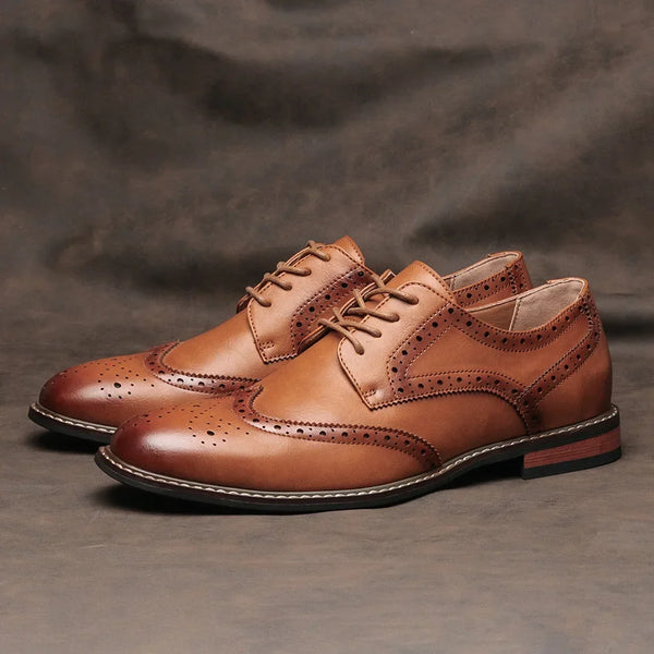 Derbies Nette Oxford Leer