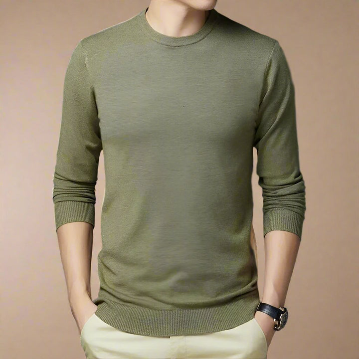 Pullover für Kalte Tage - Premium Strick Pullover mit Rundhalsausschnitt für Herren