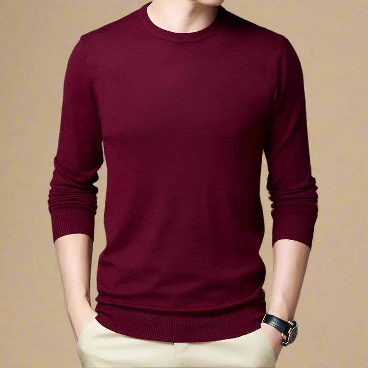 Pullover für Kalte Tage - Premium Strick Pullover mit Rundhalsausschnitt für Herren