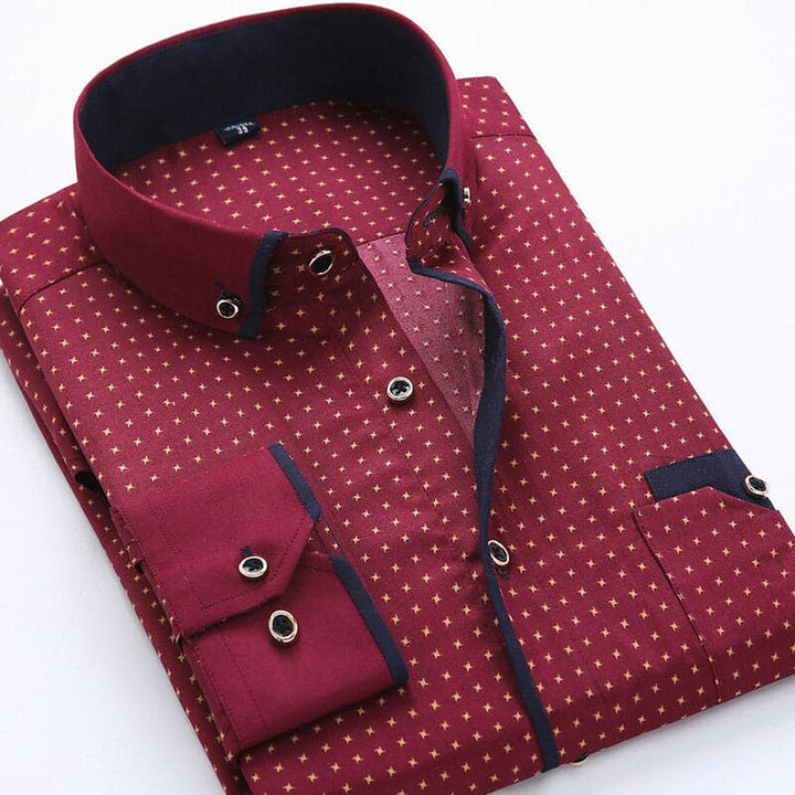 Elegantes Herren Musterhemd