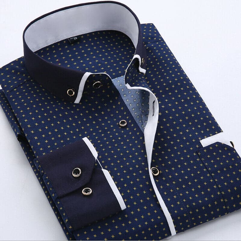 Elegantes Herren Musterhemd