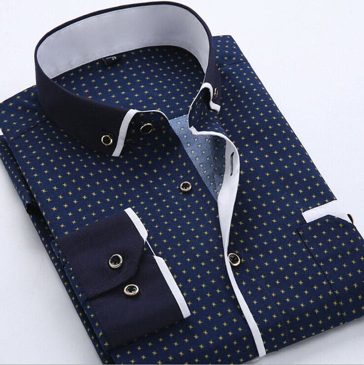 Elegantes Herren Musterhemd