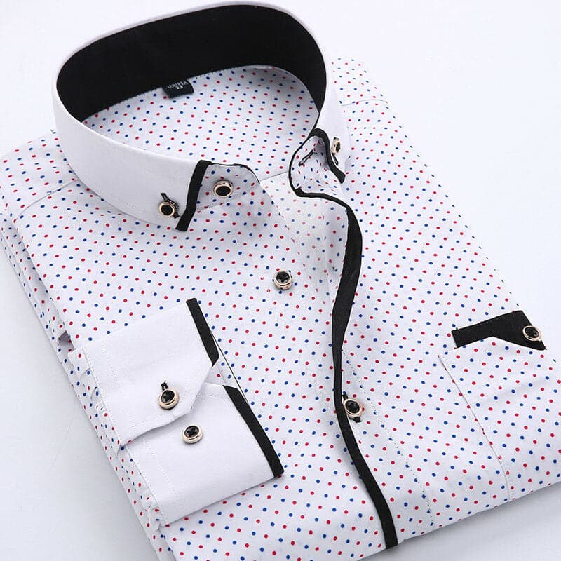 Elegantes Herren Musterhemd