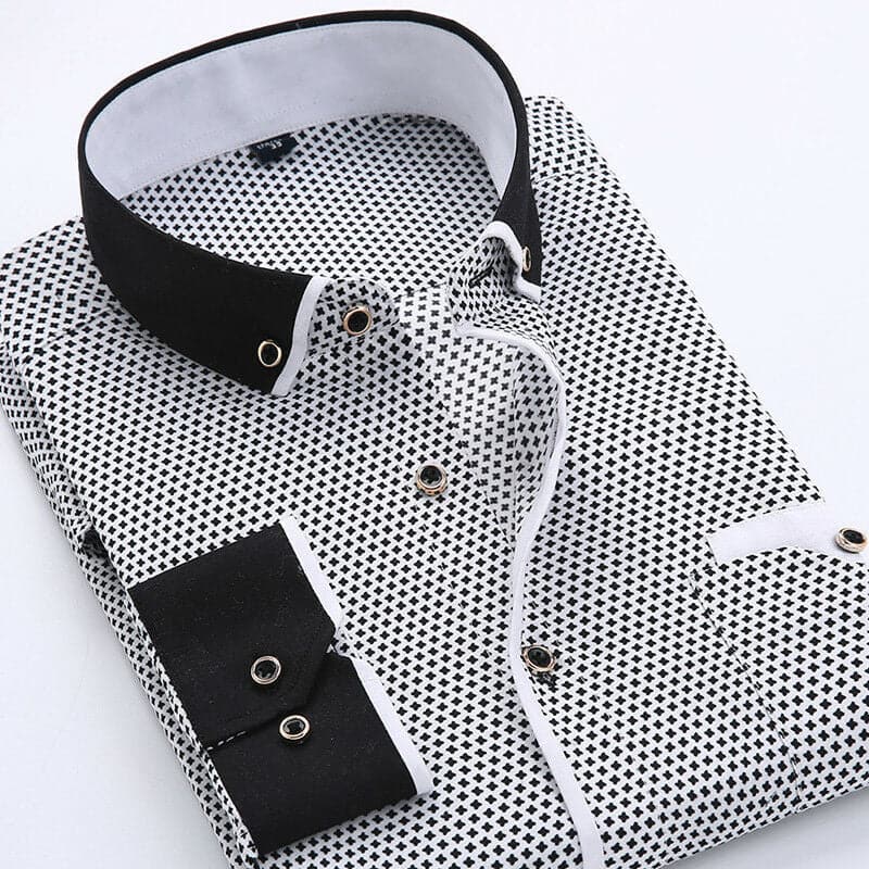 Elegantes Herren Musterhemd