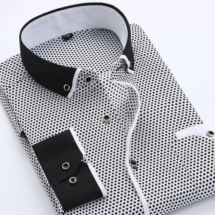 Elegantes Herren Musterhemd