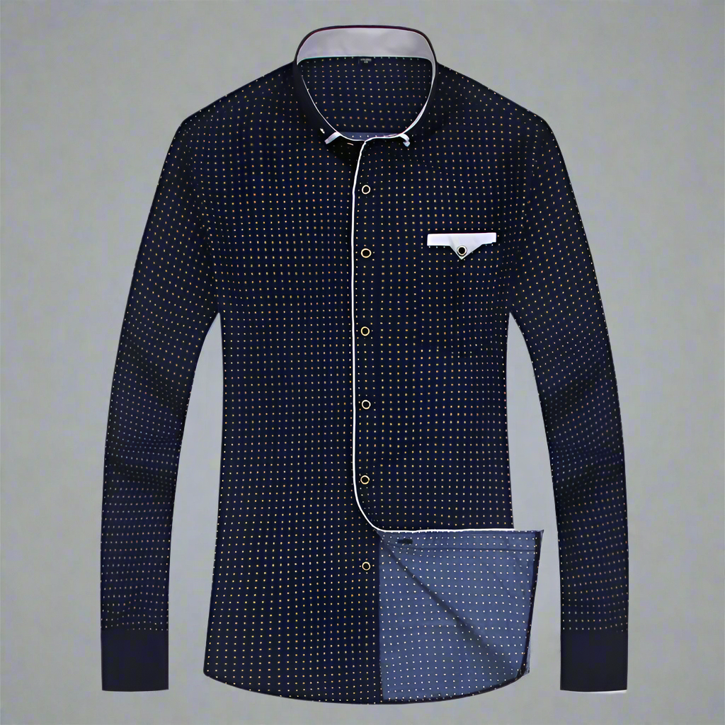 Elegantes Herren Musterhemd