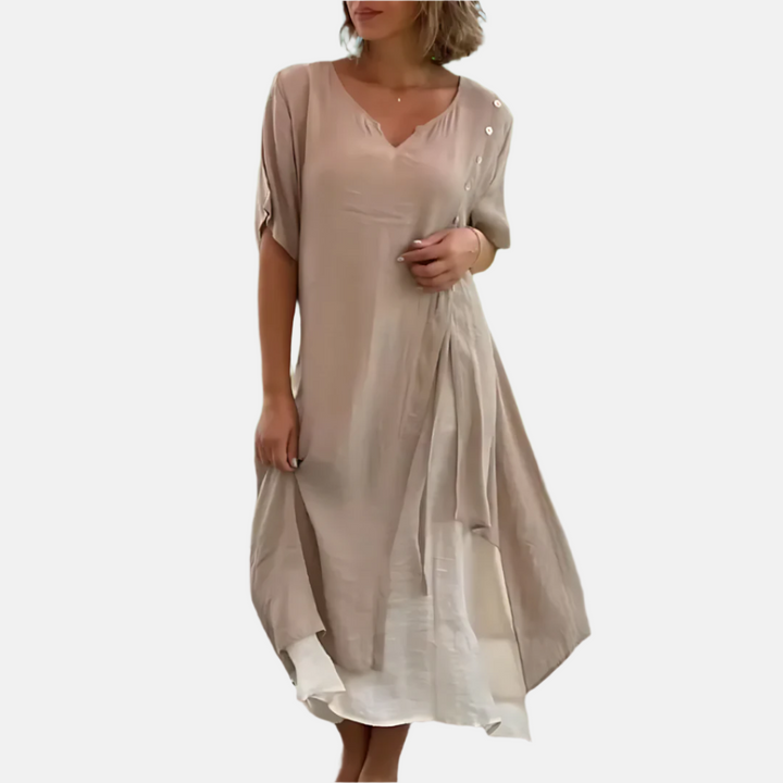 Elegantes Stufenkleid