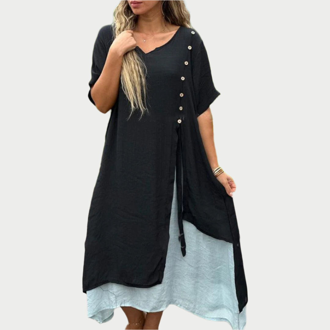 Elegantes Stufenkleid